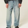 Μέτρια πλύση Hollywood Graphic Skater Baggy Jeans