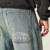 Μέτρια πλύση Hollywood Graphic Skater Baggy Jeans