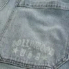 Μέτρια πλύση Hollywood Graphic Skater Baggy Jeans