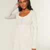 Μίνι φόρεμα Babydoll Sweater Μίνι φόρεμα Babydoll Sweater