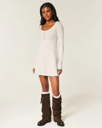 Μίνι φόρεμα Babydoll Sweater