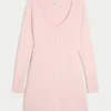 Μίνι φόρεμα Babydoll Sweater Μίνι φόρεμα Babydoll Sweater