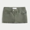 Μίνι φούστα-σορτς από twill Μίνι φούστα-σορτς από twill