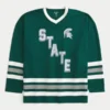 Μπλούζα χόκεϊ με γραφικά των Michigan State University Spartans
