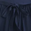 Μπλούζα Henley Babydoll με δέσιμο στην πλάτη