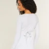 Μπλούζα Henley Babydoll με εύκολο δέσιμο στην πλάτη