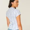 Μπλούζα Henley με κοντό μανίκι και V λαιμόκοψη Μπλούζα Henley με κοντό μανίκι και V λαιμόκοψη