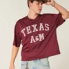 Μπλούζα ποδοσφαίρου με γραφικά Texas A&M University Aggies