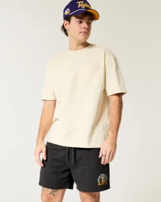 Μπλουζάκι με φλις μέχρι το μέσο του μηρού LSU Tigers Graphic Shorts