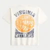 Μπλουζάκι με σχέδιο Boxy University of Virginia Cavaliers