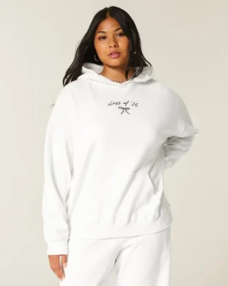 Oversized Class of ’26 Graphic Hoodie