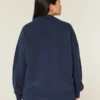 Oversized Mock-Neck Sweatshirt