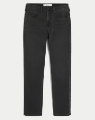 Πλυμένα μαύρα αθλητικά skinny τζιν