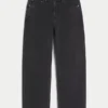 Πλυμένα μαύρα Dodge Hellcat Graphic Baggy Jeans