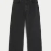 Πλυμένο μαύρο τζιν με σχέδιο αστεριού Super Baggy Πλυμένο μαύρο τζιν με σχέδιο αστεριού Super Baggy