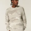 Πουλόβερ Boxy Camo Crew Πουλόβερ Boxy Camo Crew
