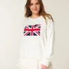 Πουλόβερ με απλό σχέδιο Union Jack