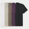 Σετ 5 χαλαρών T-shirt με δροσερή αίσθηση