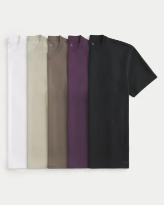 Σετ 5 χαλαρών T-shirt με δροσερή αίσθηση