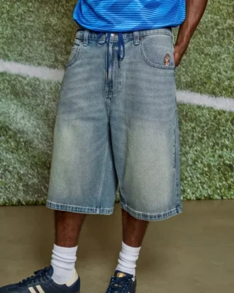 Σορτς Taz Graphic Medium Wash Super Baggy Denim