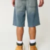 Σορτς Taz Graphic Medium Wash Super Baggy Denim Σορτς Taz Graphic Medium Wash Super Baggy Denim