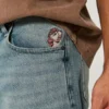 Σορτς Taz Graphic Medium Wash Super Baggy Denim Σορτς Taz Graphic Medium Wash Super Baggy Denim