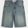 Σορτς Taz Graphic Medium Wash Super Baggy Denim Σορτς Taz Graphic Medium Wash Super Baggy Denim