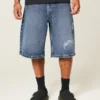 Σορτς τζιν Scorpion Graphic Super Baggy Σορτς τζιν Scorpion Graphic Super Baggy