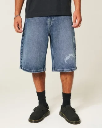 Σορτς τζιν Scorpion Graphic Super Baggy
