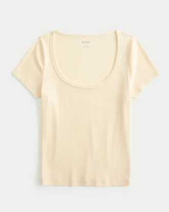 T-shirt με στρογγυλή λαιμόκοψη