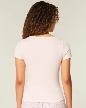 T-Shirt με στρογγυλή λαιμόκοψη