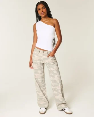 Τζιν χαμηλής μέσης Y2K Camo Baggy