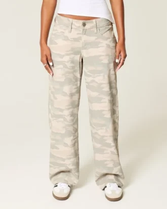 Τζιν χαμηλής μέσης Y2K Camo Baggy