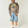 UCLA Bruins Graphic Camo Crew Sweatshirt UCLA Bruins Graphic Camo Crew Sweatshirt
